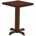 Ram Game Room 30 x 30 x 42 in. Square Pub Table - Cappuccino BPUB2 CAP